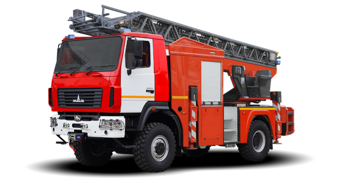 Автолестница пожарная АЛ-30